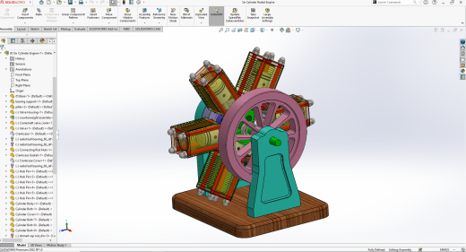 六缸星形发动机缩略图
